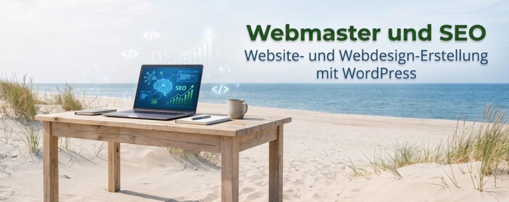 Webmaster und SEO Titelbild - generiert mit Google Gemini
